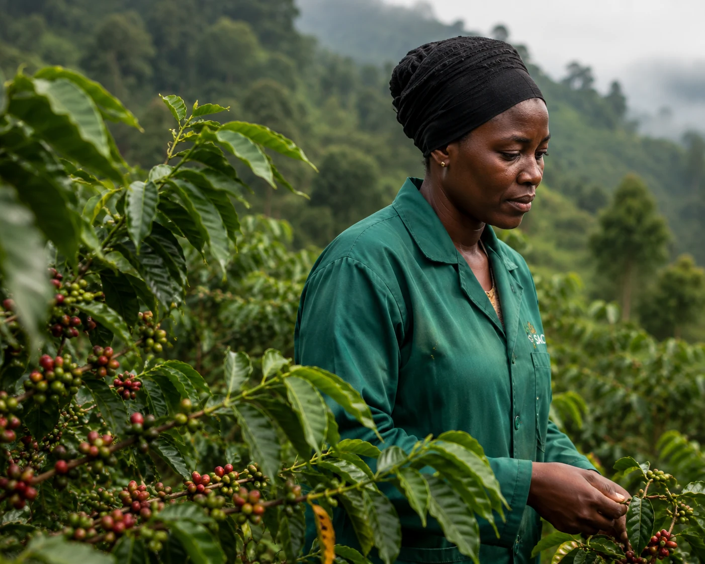 Uganda coffee harvest agronomy investment East Africa LRE