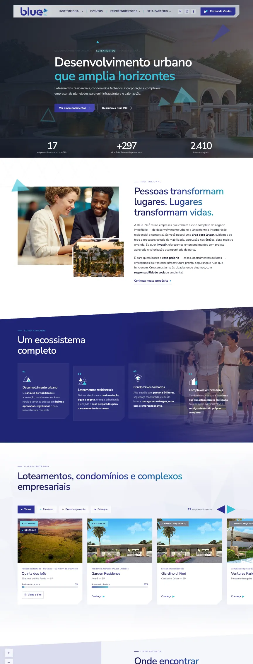 Blue INC no desktop