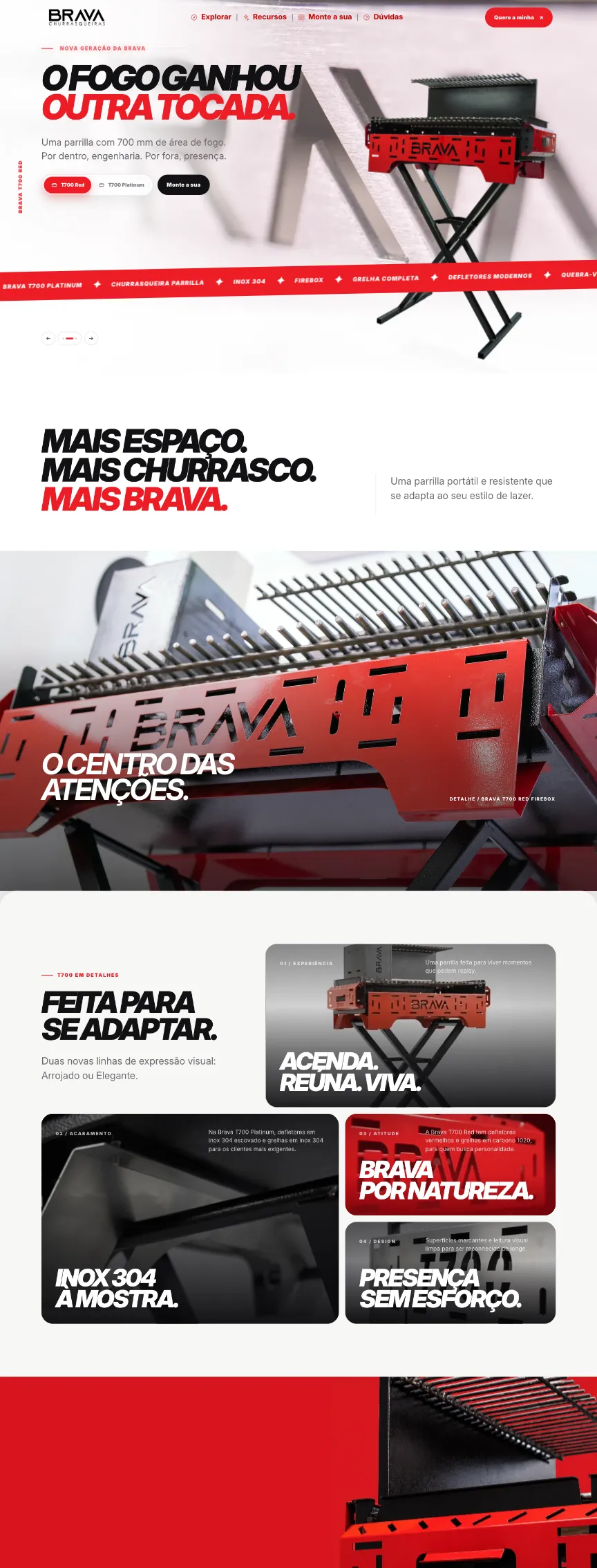 Brava T700 no desktop