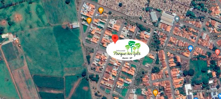 Parque dos Ipês, loteamento residencial em Bariri, SP