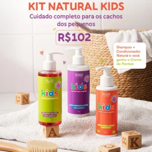 Kit Natural Kids Cachos Brilhantes - TwoOneOneTwo
