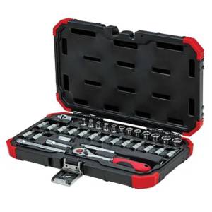 Jogo Soquete GEDORE RED Sextavado 1/4 Pol. 4-13mm Bits c/33un